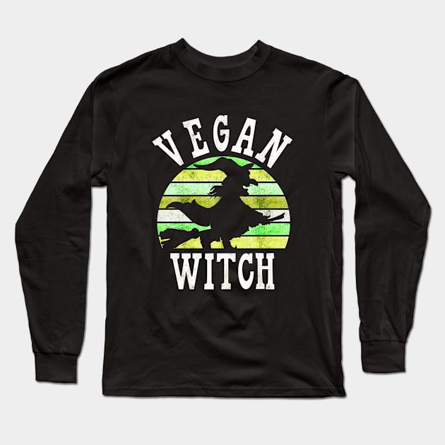 Vegan Witch Long Sleeve T-Shirt by Stoney09